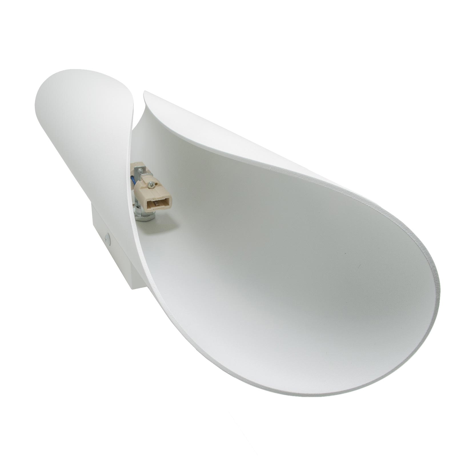 Aplique de pared con portalámparas G9, moderna lámpara de pared de doble haz, luz de entrada para pasillo, color BLANCO - 3