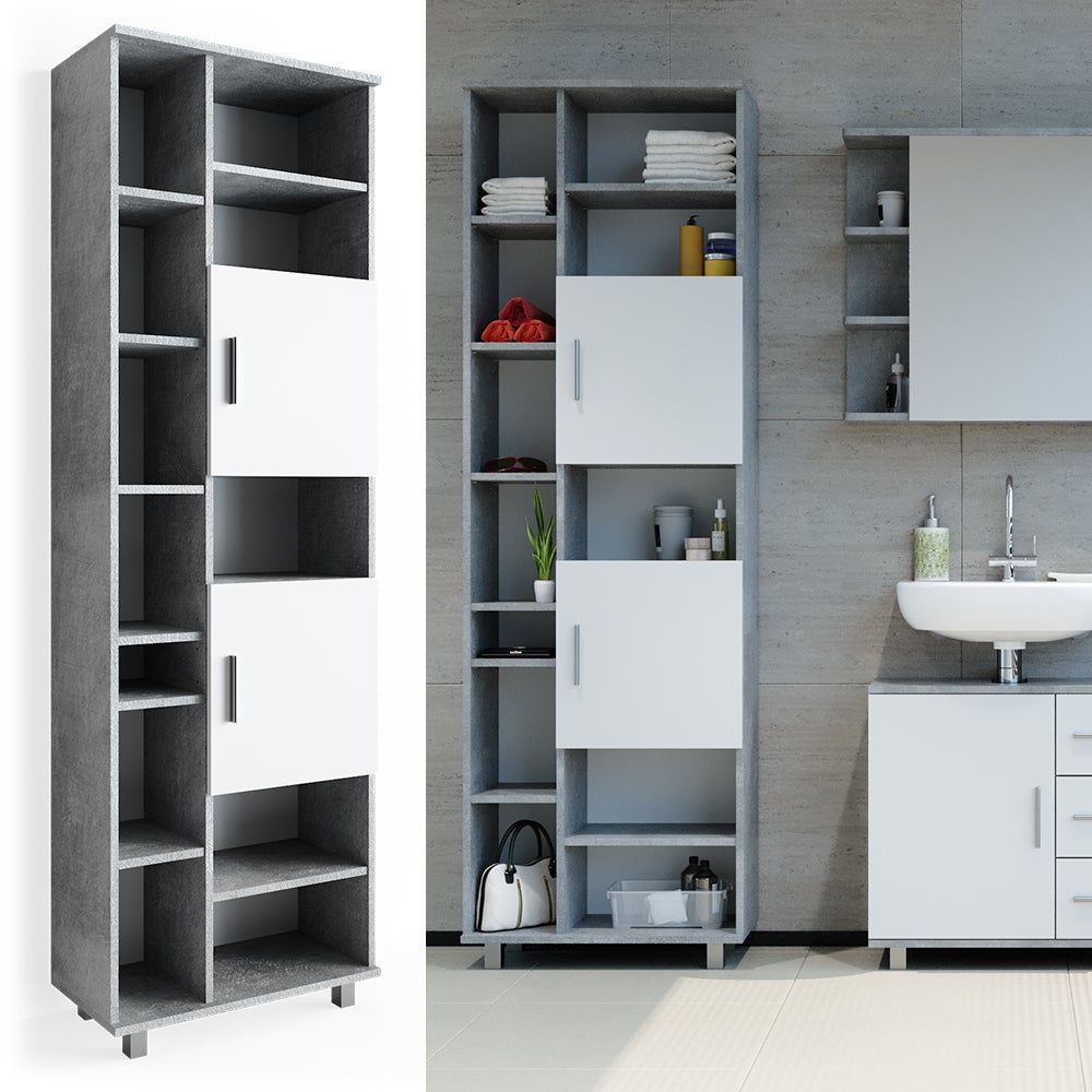 ensemble meuble de salle de bain Sally120 - blanc brillant