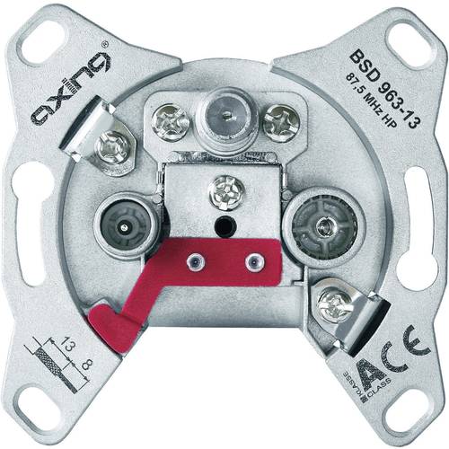 Axing BSD 40-08 Prise De Passage 8 DB SAT/CATV 5-2200 MHz - Compatible Canal De Retour
