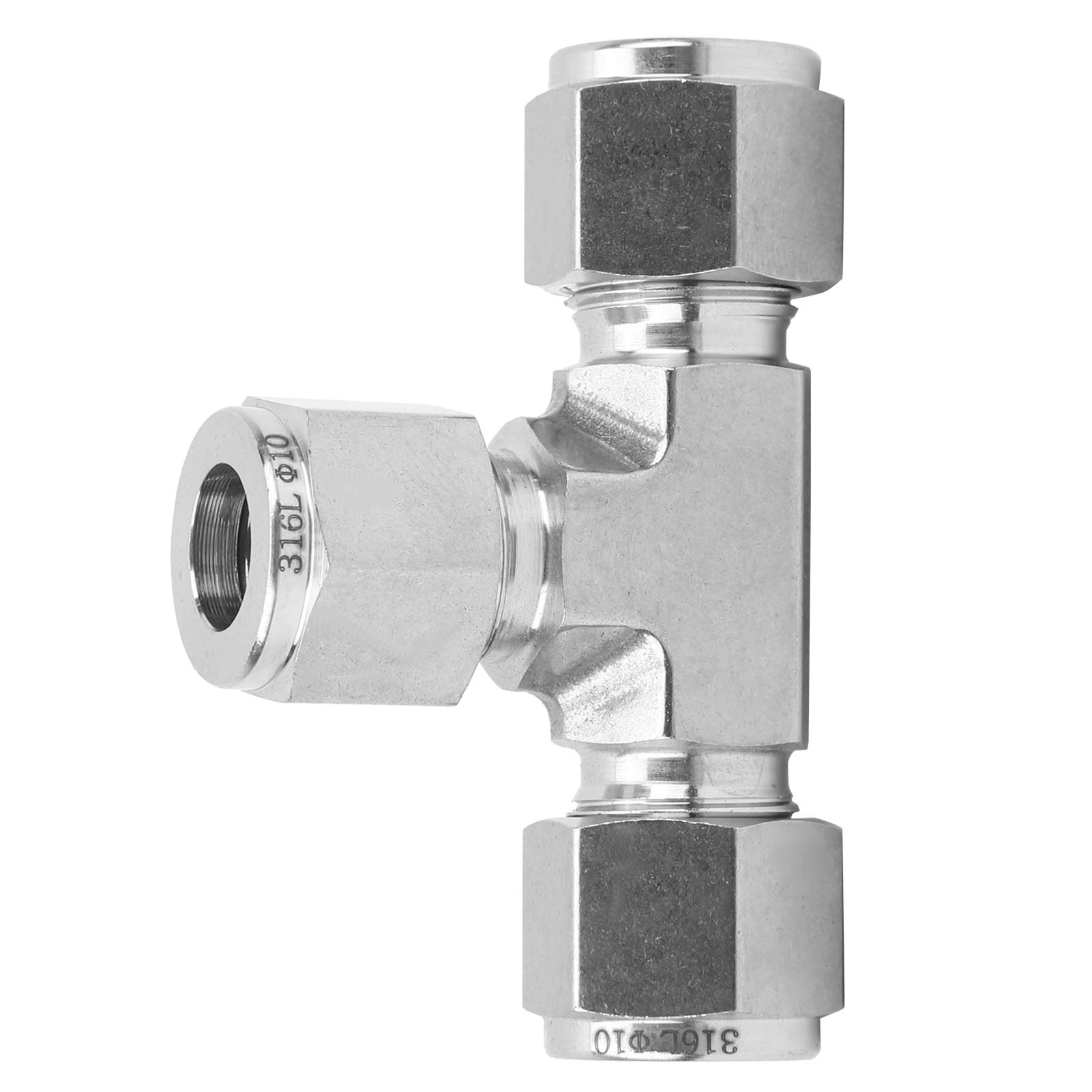 Etelux KF16 Bride De Tuyau Droite NW16 - Raccord Rapide Acier Inoxydable 304, 40 Mm Pour Systèmes Sous Vide