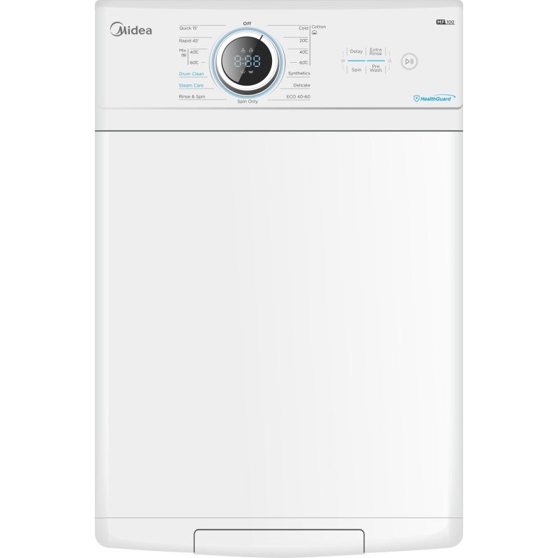 MediaMarkt Midea Lavadora Carga Superior, Mf100t70ba10wes, 7 Kg, 1200 Rpm, 15 Programas, Blanco - Imagen 3