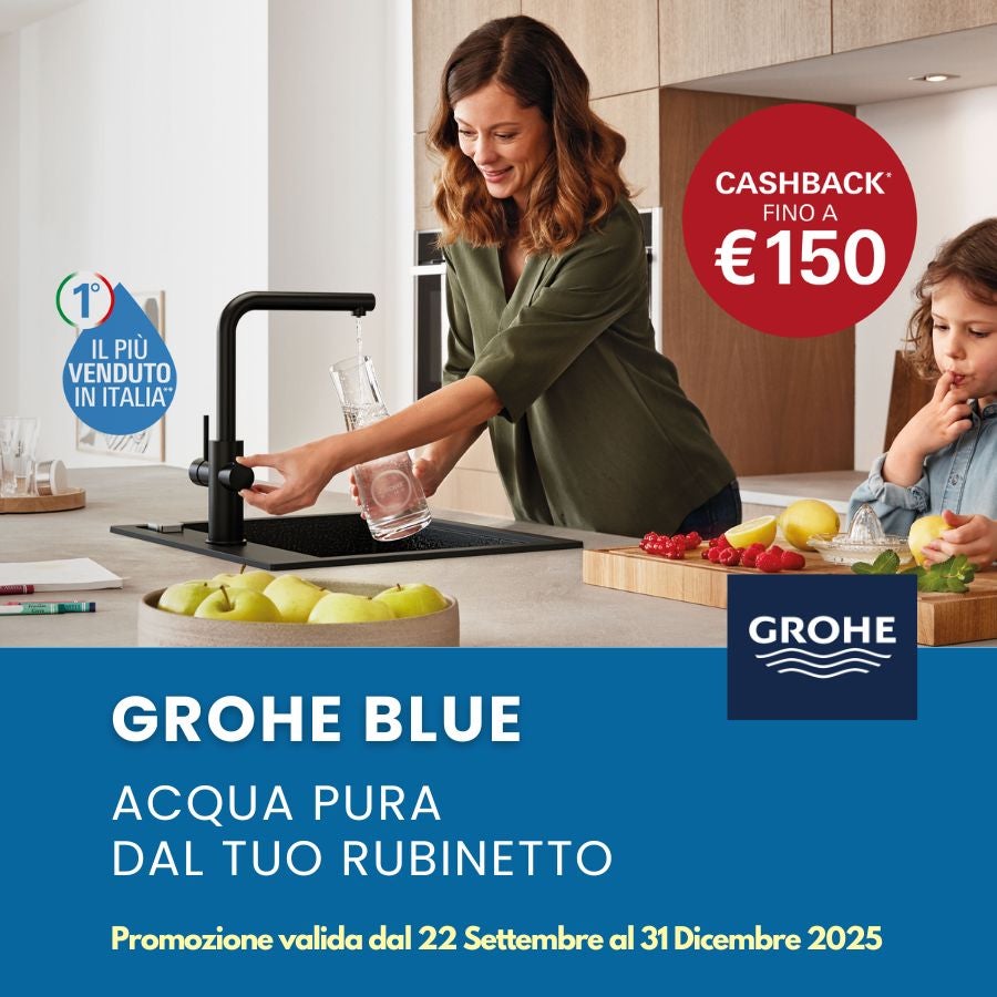 GROHE Blue Pure BauCurve Miscelatore Cromo - 3
