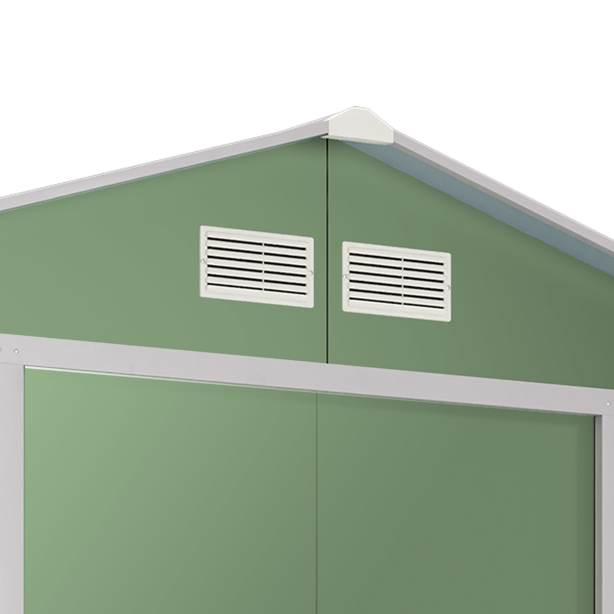 Abri de Jardin en Métal 5,27 m2 Gotland - Garantie 10 Ans - 202x261x202cm - Remise stockage exterieur - 7