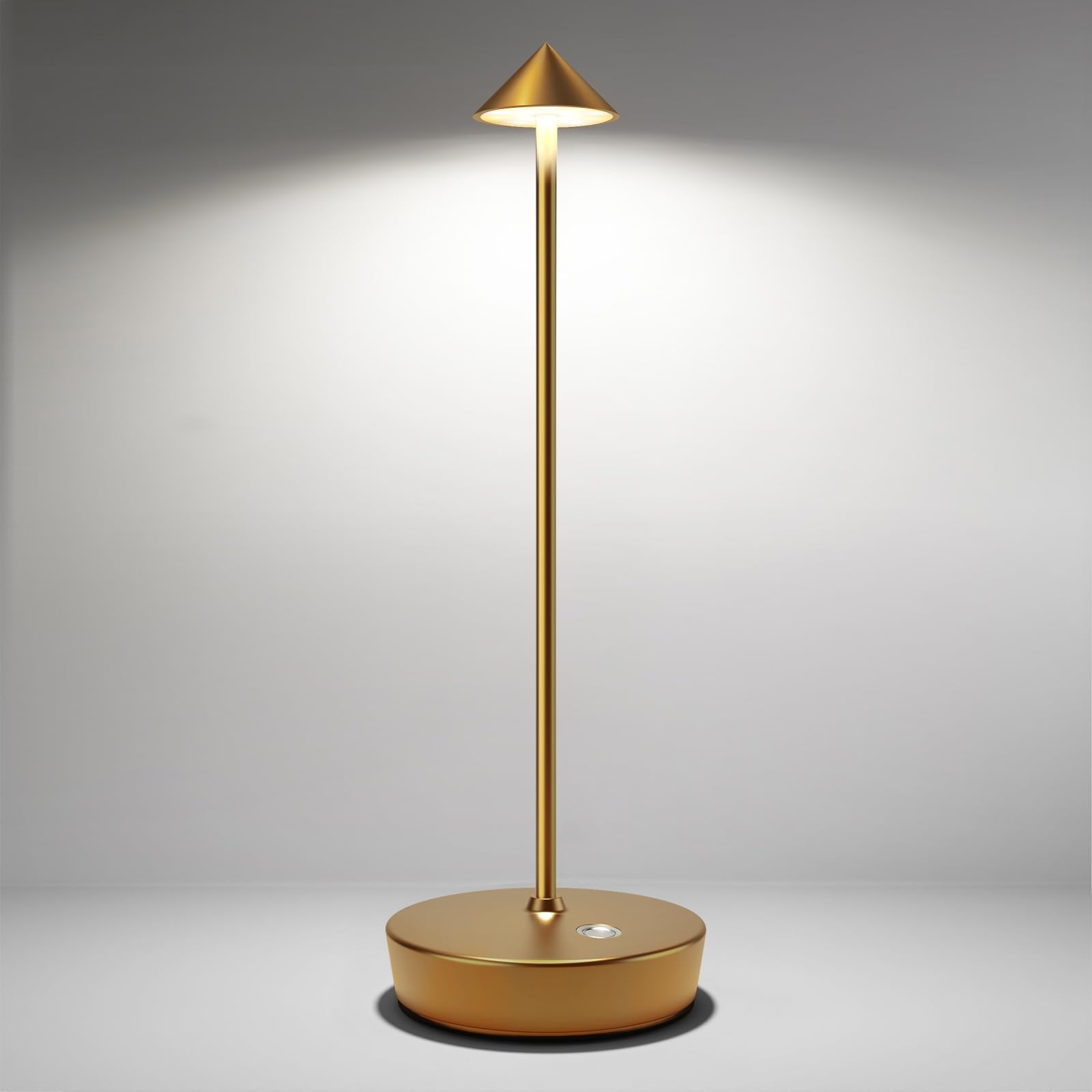 Akumulatorowa lampa stołowa, zewnętrzna lampa stołowa LED, wodoodporna, ściemnialna, odpowiednia na tarasy, do restauracji, złoconych obszarów