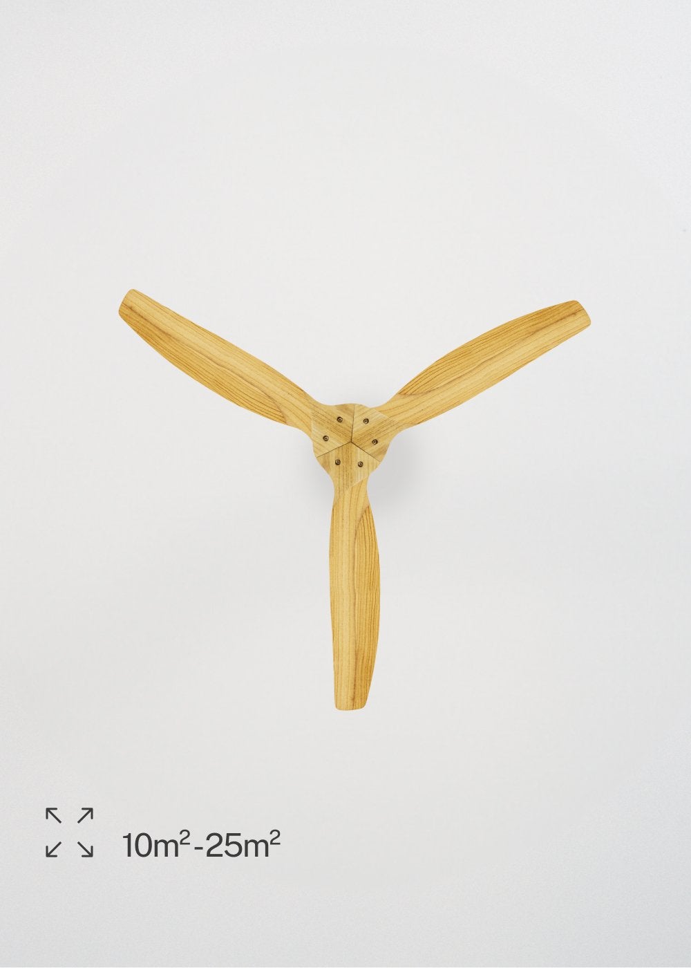 CREATE - WIND STYLANCE M - Ventilateur de plafond 40W silencieux 100% bois Ø 132 cm sans eclaraige sans wifi - 6