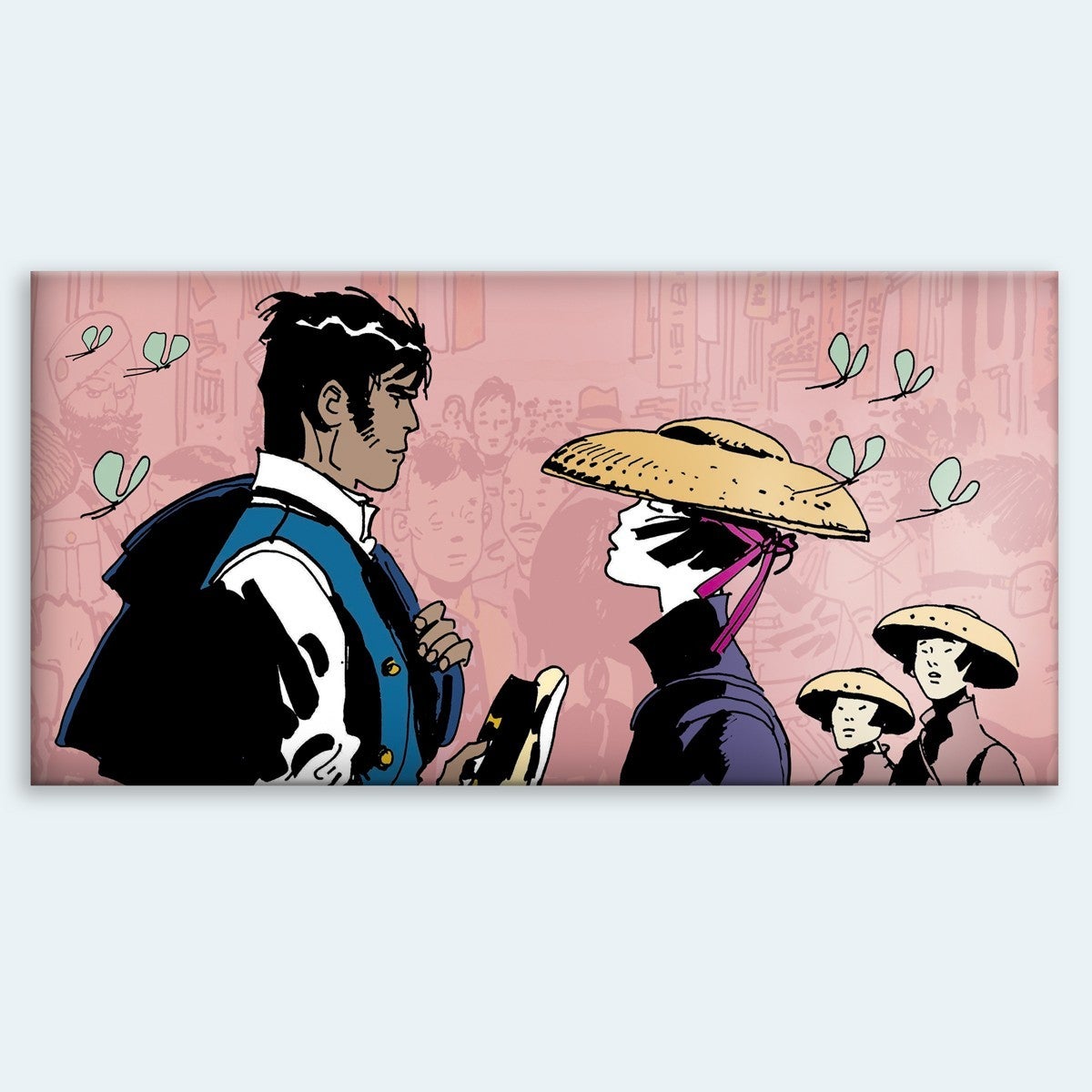 Wydruk na płótnie na drewnianej ramie - CORTO MALTESE 100x50 cm