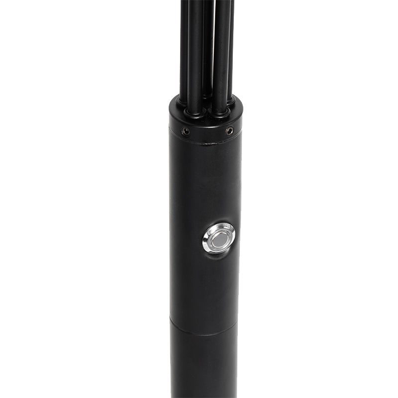 LED Dimmable Lampadaire variateur inclus sixties - 5 lumière - H 1810 mm - Noir - Design - Éclairage intérieur - Salon I Chambre I Cuisine I Salle à - 8