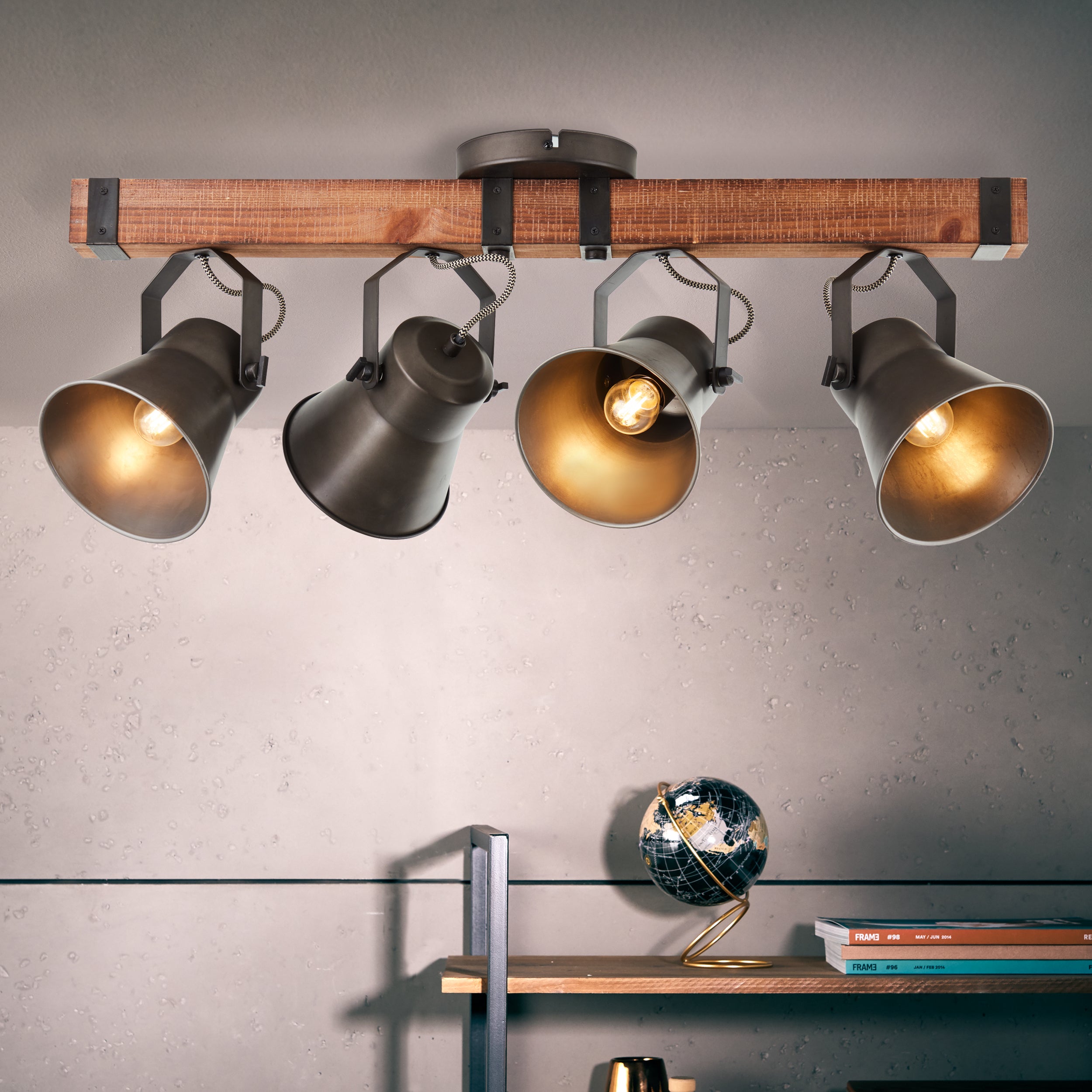 Lampa BRILLIANT, lampa sufitowa Besson LED 75x22cm biała, 1x wbudowana dioda LED, wbudowana dioda LED 32W, (3300lm, 3000K), ściemniana w 3 krokach za - 6