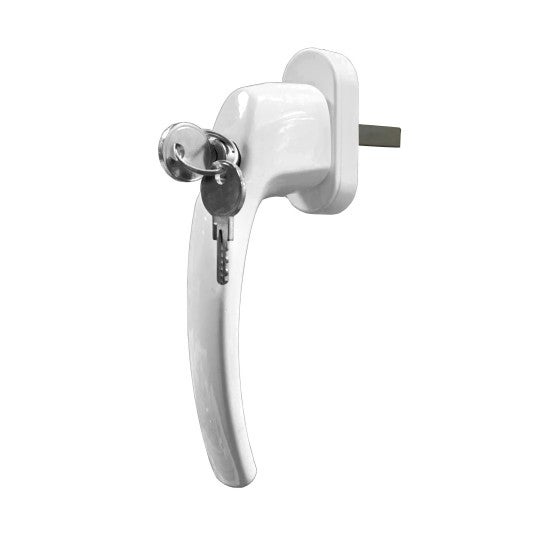 1 Poignée de Fenêtre KLOSE besser A Clé Aluminium FUTUR - Couleur: Blanc