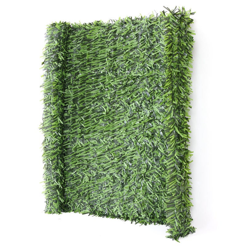 Parawan balkonowy N77, parawan chroniący przed wiatrem do ogrodzenia tarasu balkonowego ~ 500x100cm jasna jodła