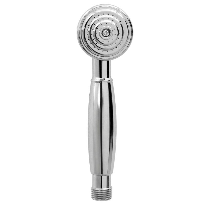 Rubinetto Vasca a 2 Maniglie con Soffione a Mano Cromato Retro vidaXL - 5