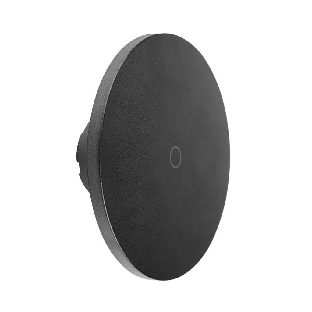 Okrągła lampa ścienna LED 12W 160*160*60mm, kolor czarny, 3w1, ściemnialna, IP65