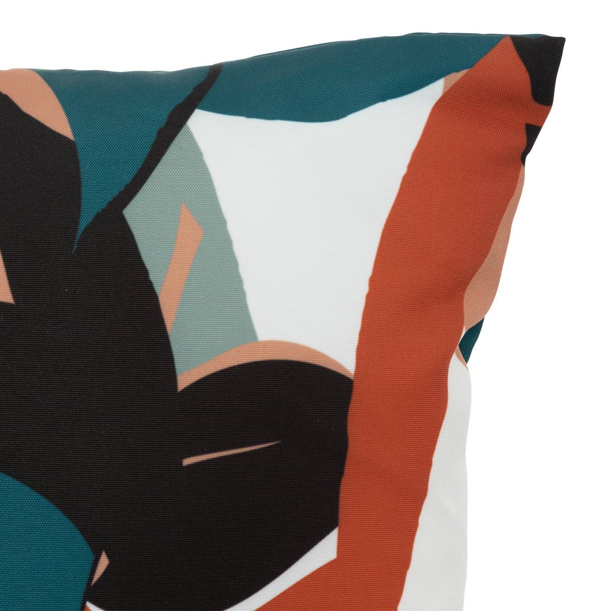 Coussin De Sol Otto 40x40 Cm - Coton Bleu Canard Pour Salon Ou Chambre