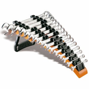 Set 13 Chiavi Combinate A Cricchetto | 8-32 Mm | Testa Orientabile 180° | In Valigetta Pratica | Per Uso Professionale
