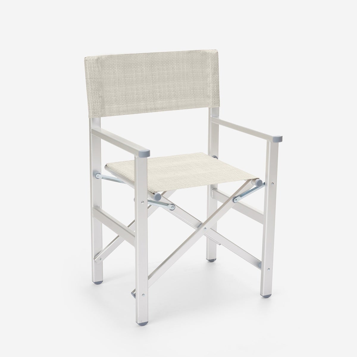 4 chaises de plage pliables portables textilène aluminium Regista Gold - 5