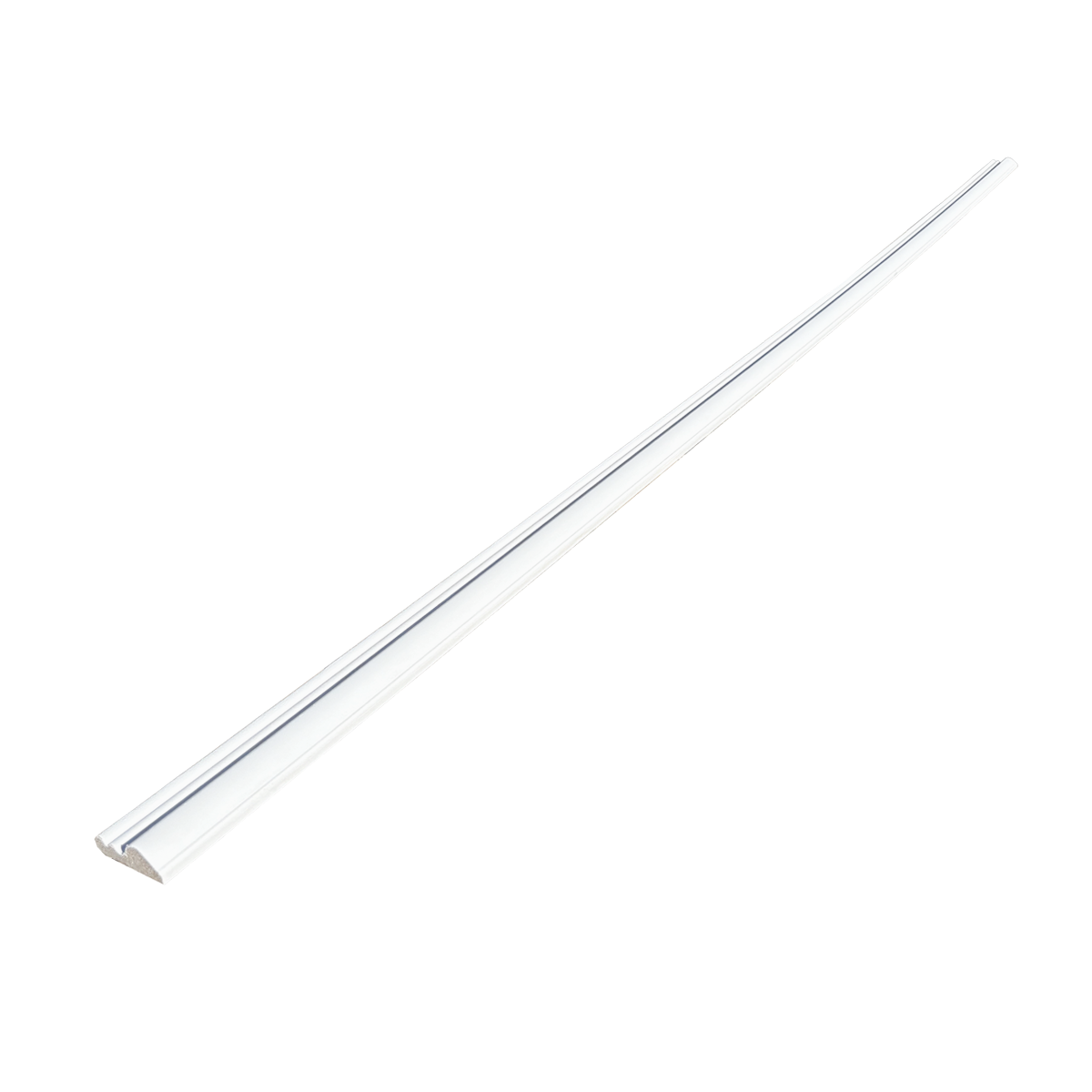 Lot de 10 Cimaises Classiques Prépeint Blanc MDF, L.2,44 m x l.5,8 cm x Ep.18 mm - 3