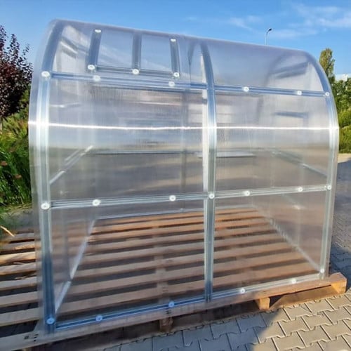 Serre de jardin KLASIKA SLIM 2 x 6 m (12 m²) , 4 mm avec revêtement en polycarbonate - 8