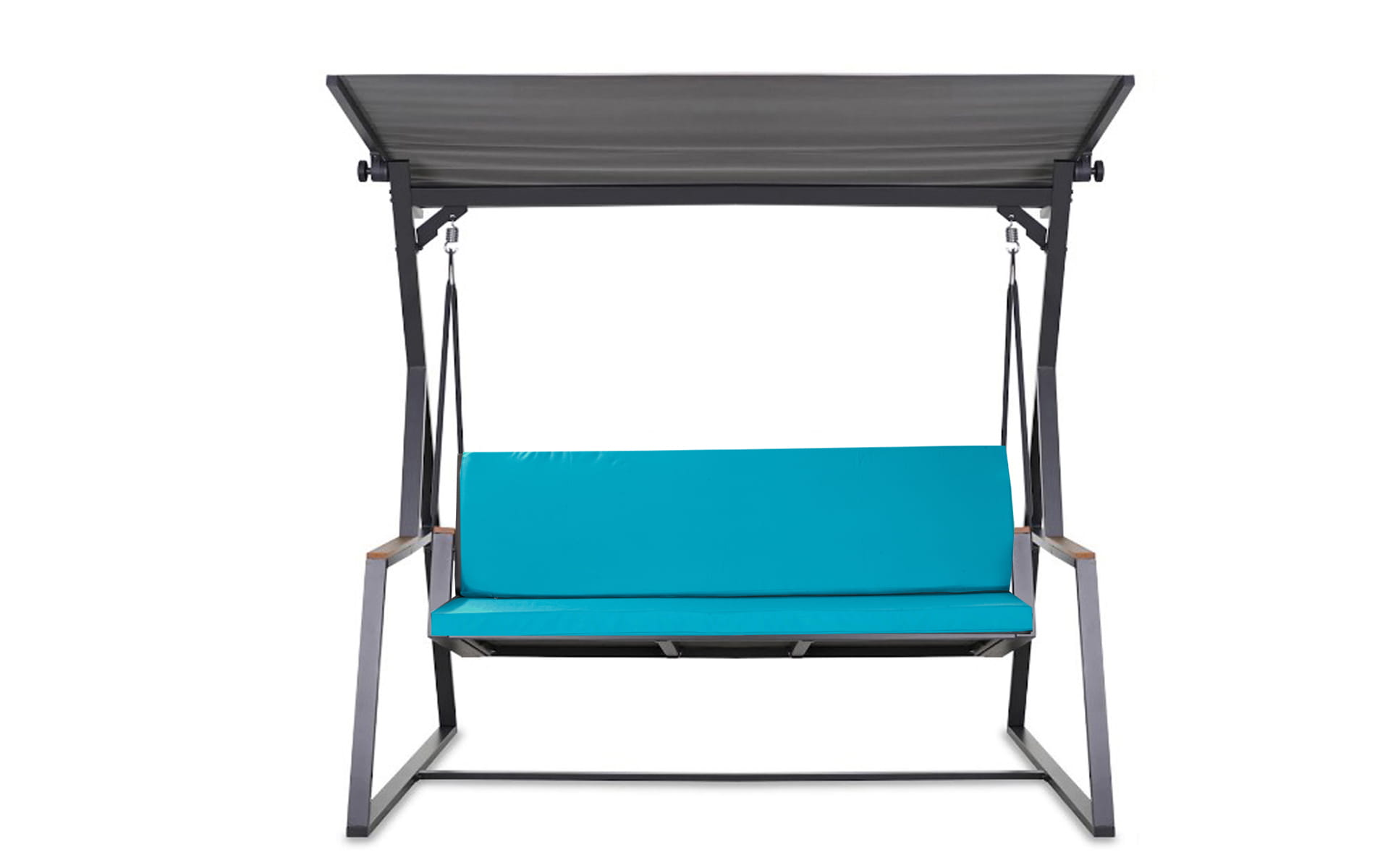 Poduszka ogrodowa na huśtawkę 110x50x50cm poduszka na meble ogrodowe niebieska, poduszka na balkon taras, poducha ogrodowa na ławkę