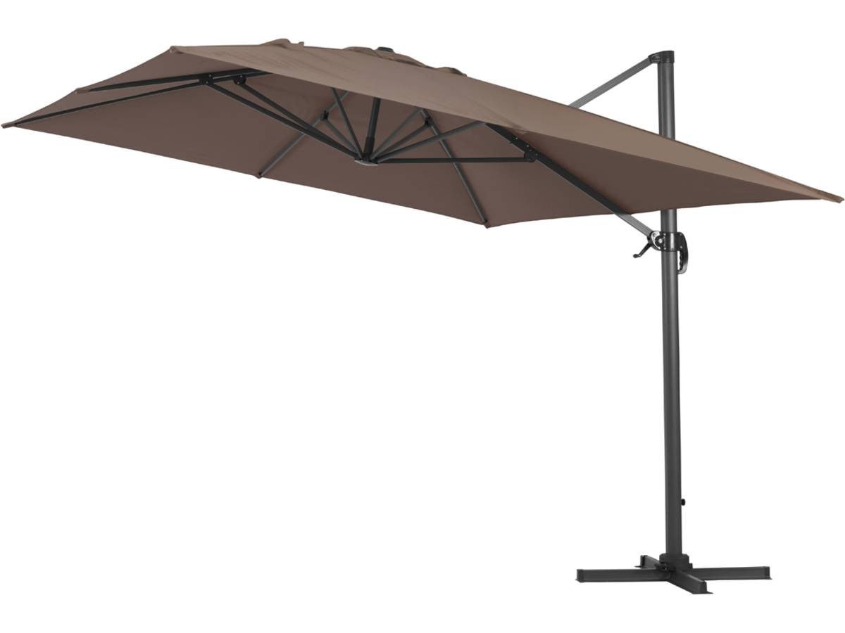 Parasol jardin déporté Alu 