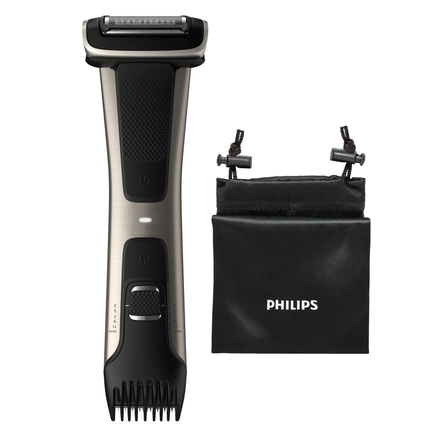 Rasoio Elettrico Philips 7000 series Bodygroom Waterproof Nero | Leroy ...