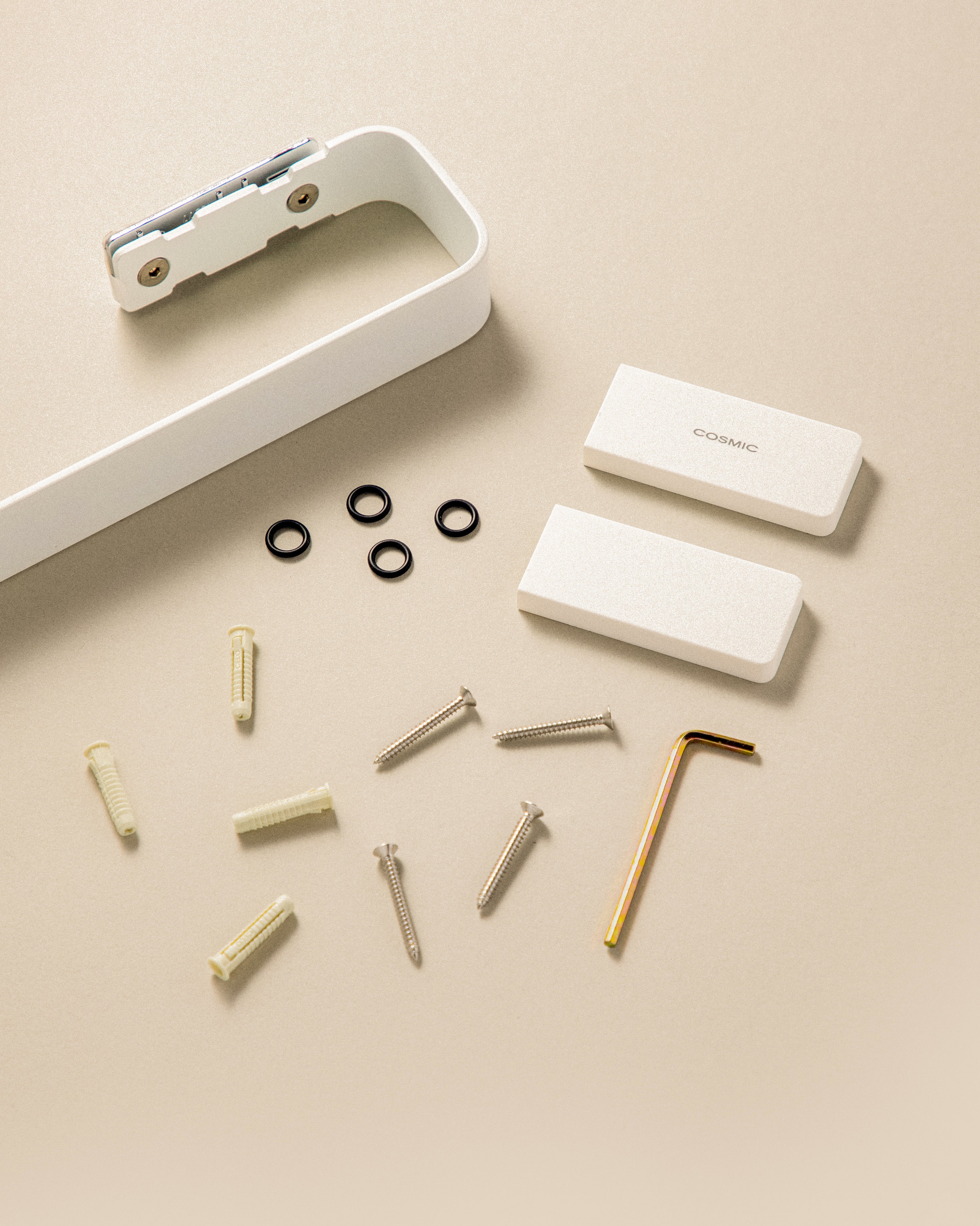 COSMIC Porte-serviette NOIR MAT LINE - 3