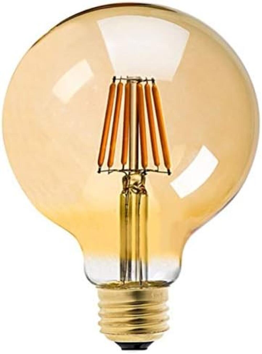 Żarówka LED Edison G125 w stylu vintage (8W, E27, 2700K) – 750LM, retro żarnik – dekoracja do domu i kawiarni [Klasa E]
