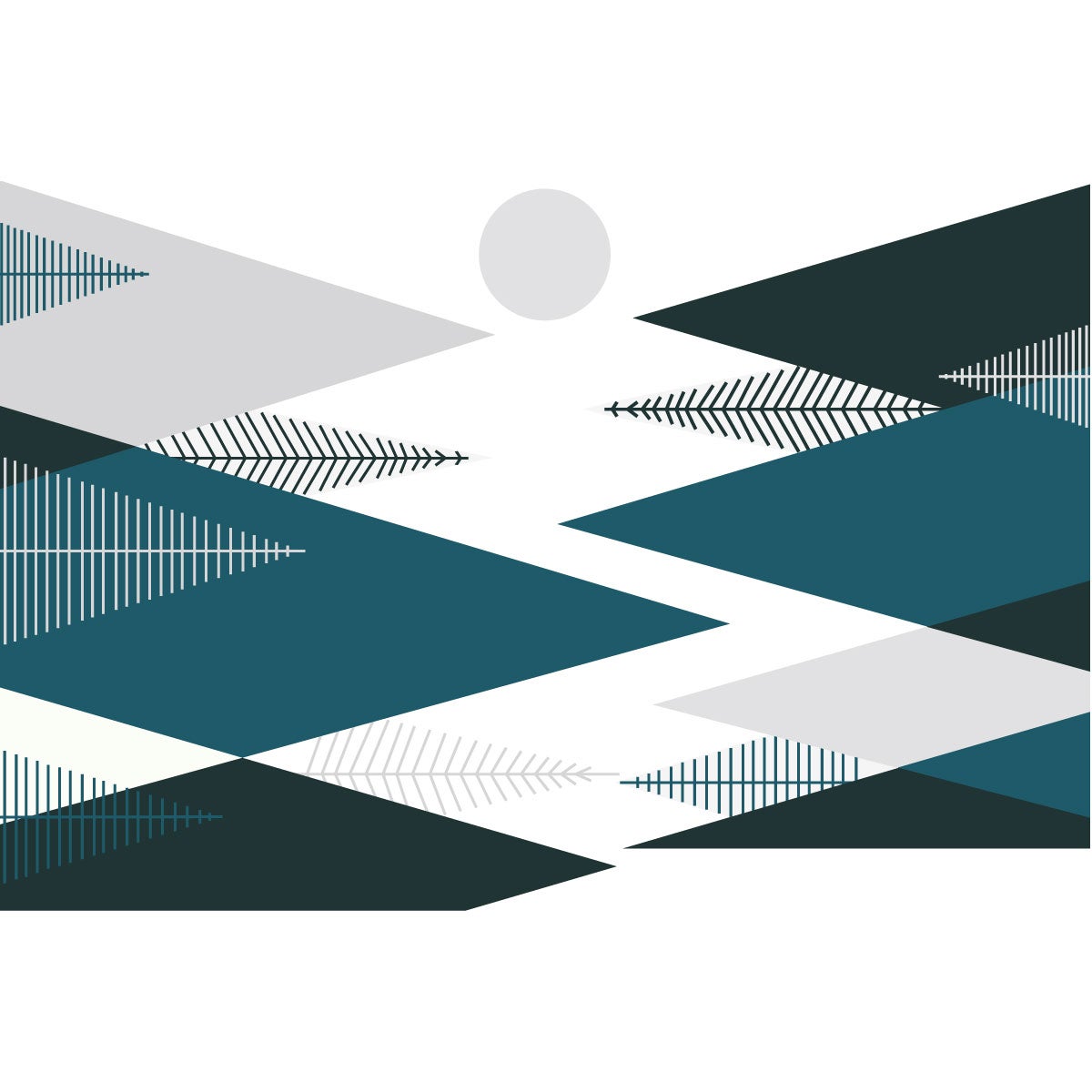 Adesivo bambino di montagna scandinavo artika - Sticker adesivo - adesivi murali - 60x90cm - 4