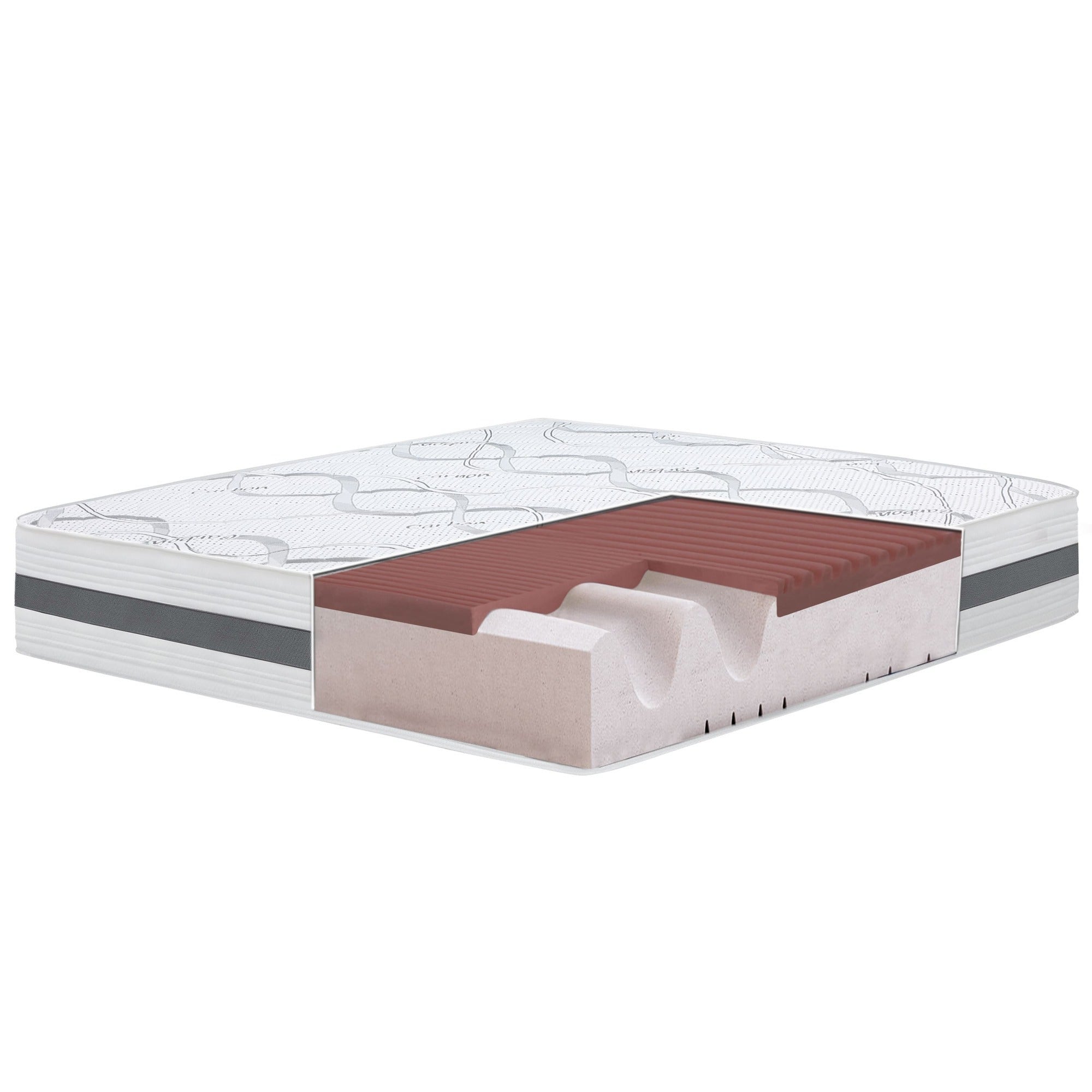 Matelas mousse MemoryFoam 100x190 accueil mémoire de forme hauteur 25cm