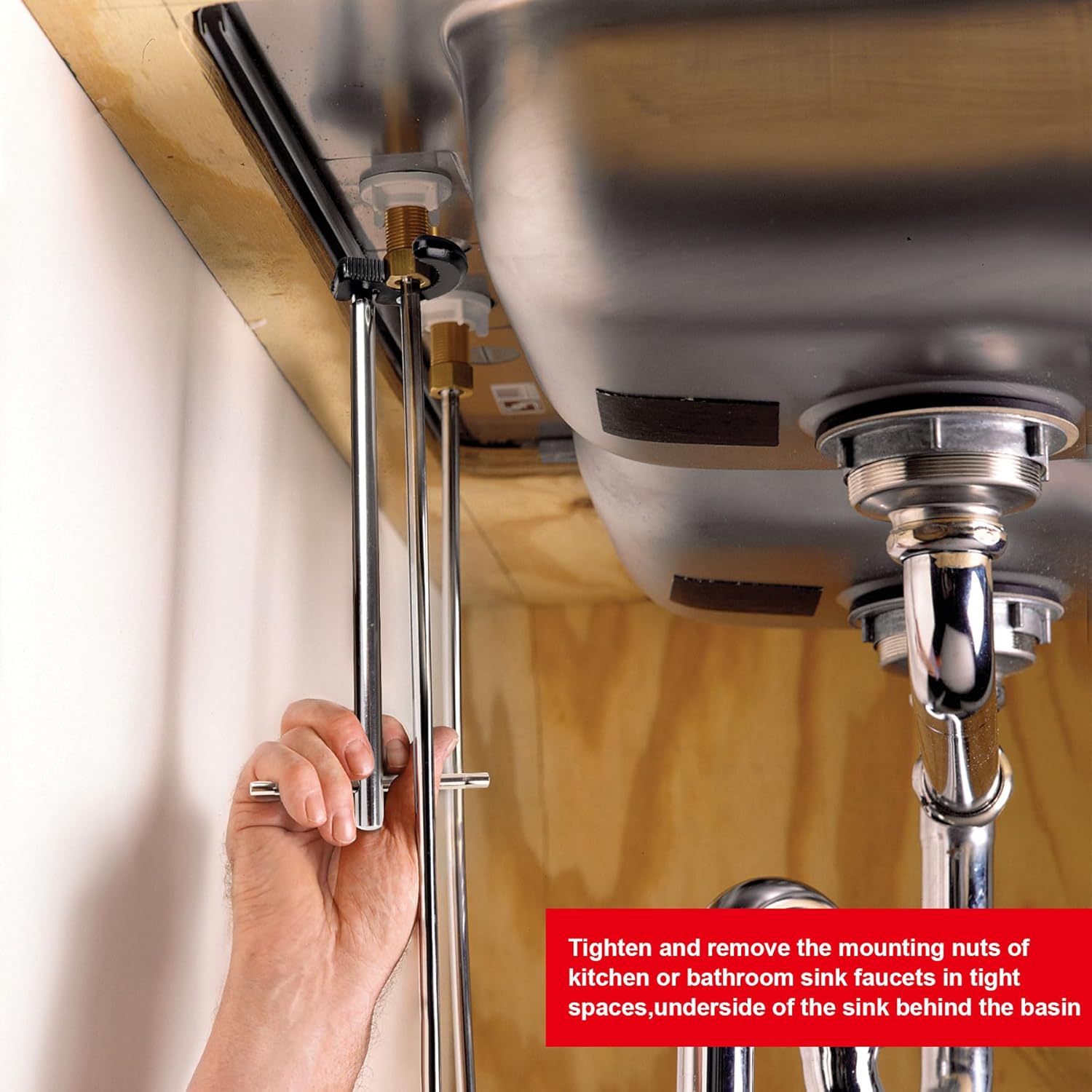 Clé pour évier - Clé pour robinet/lavabo - Outils pour évier - 5