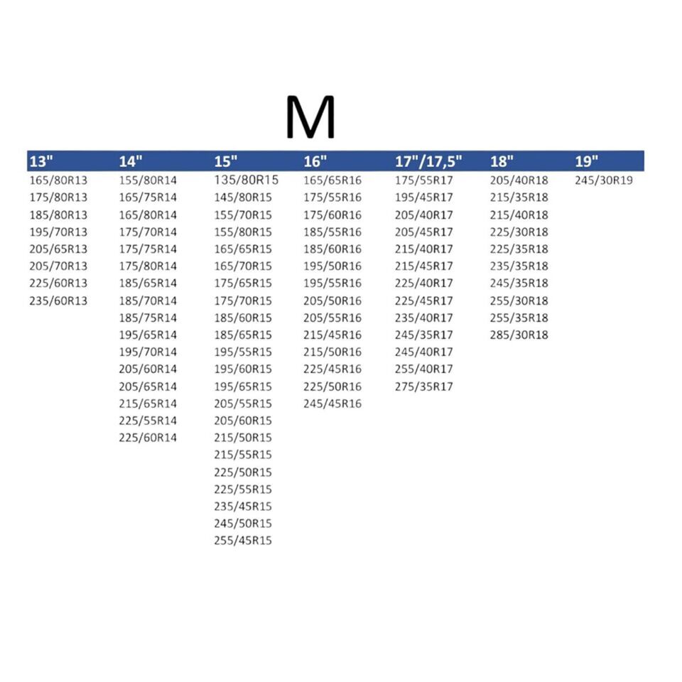 CALZA NEVE OMOLOGATE ITALIA EN 16662-1 2 CALZE TESSILI PNEUMATICI AUTO TAGLIA M - 2