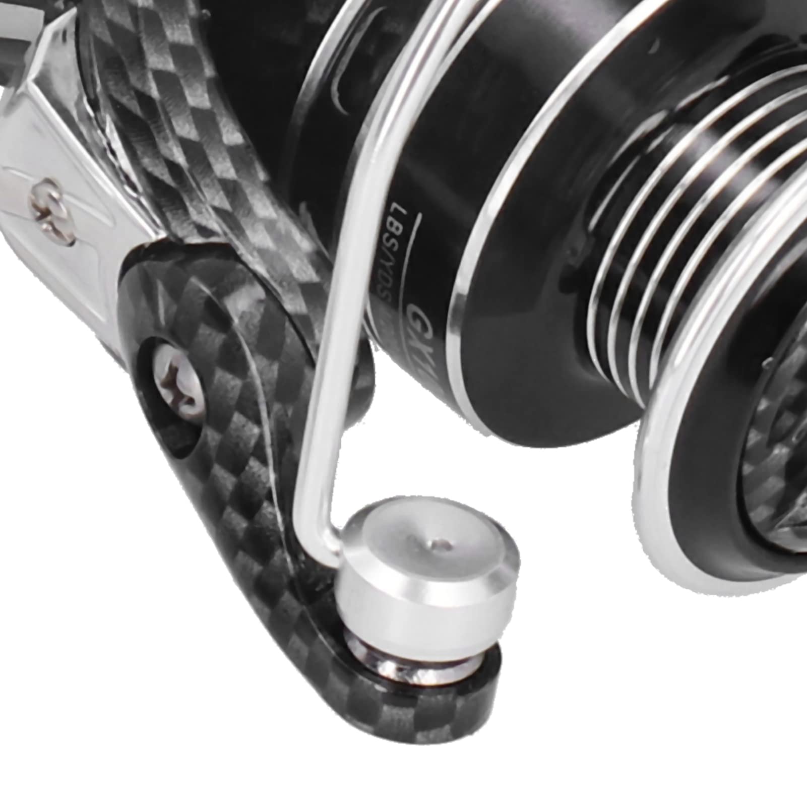 Accessorio per mulinelli da pesca con cuscinetto duplex Gapless con canna da mare con mulinello in metallo (GX2000) - 8