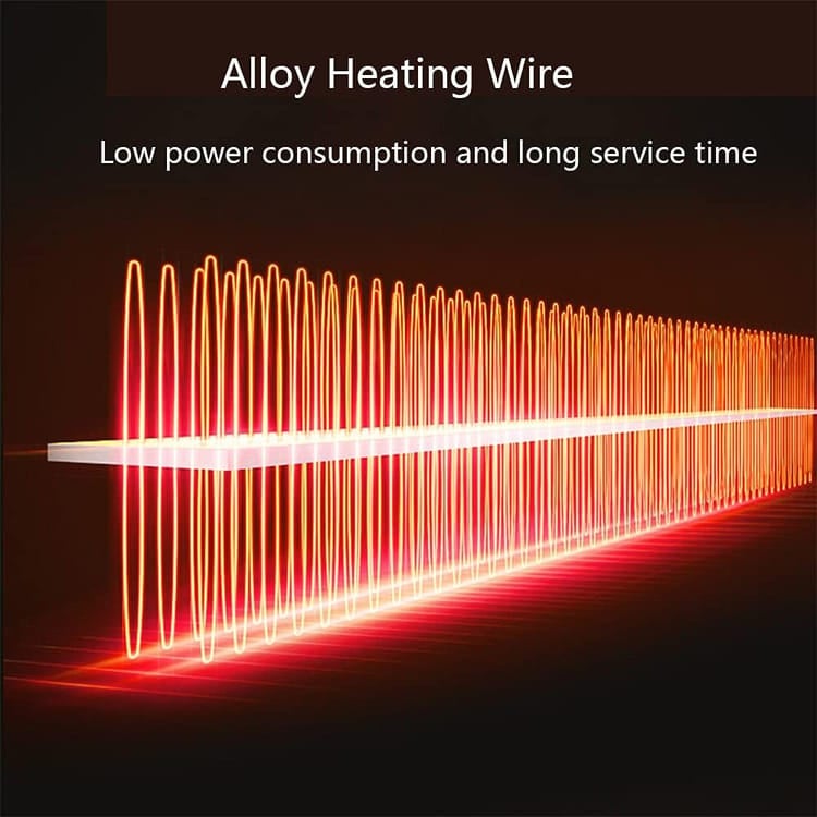 Ogrzewacz samochodowy z odmrażaczem - przenośny odmrażacz szyby przedniej - z termostatem - 12 V 150 W - 5