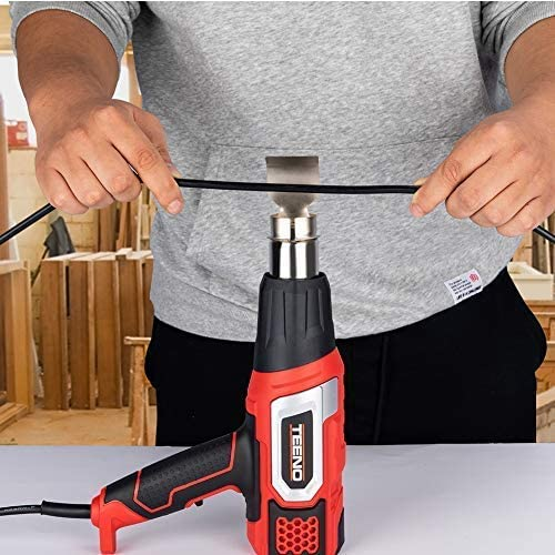 TEENO Décapeur thermique 2000W Pistolet à Air Chaud coffret avec 8 accessoires - 3
