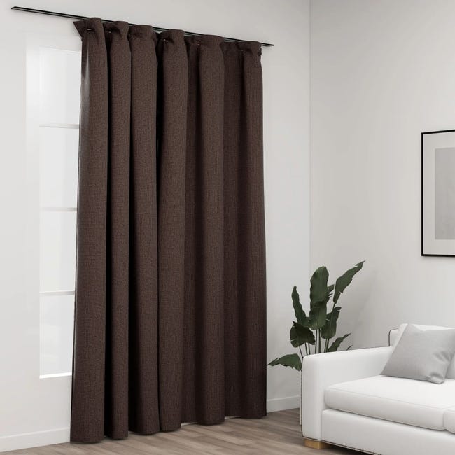 Joydeco 100% tende oscuranti in lino con nastro arricciato, set da 2 pezzi, altezza 229 x 117 cm, beige chiaro, protezione dal freddo, oscurante, protezione acustica, ideale per il soggiorno Joydeco 100% tende oscuranti in lino con nastro arricciato, set da 2 pezzi, altezza 229 x 117 cm, beige chiaro, protezione dal freddo, oscurante, protezione acustica, ideale per il soggiorno