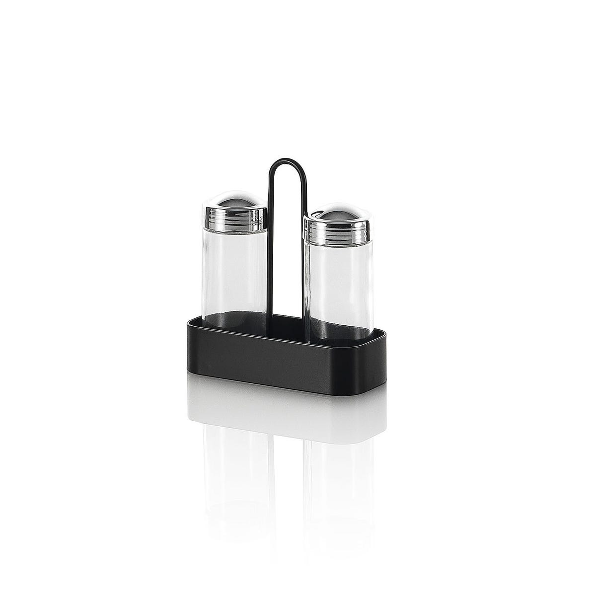 Manuale Elettrico SET Di 2 Pezzi Con Supporto Macina Sale E Pepe