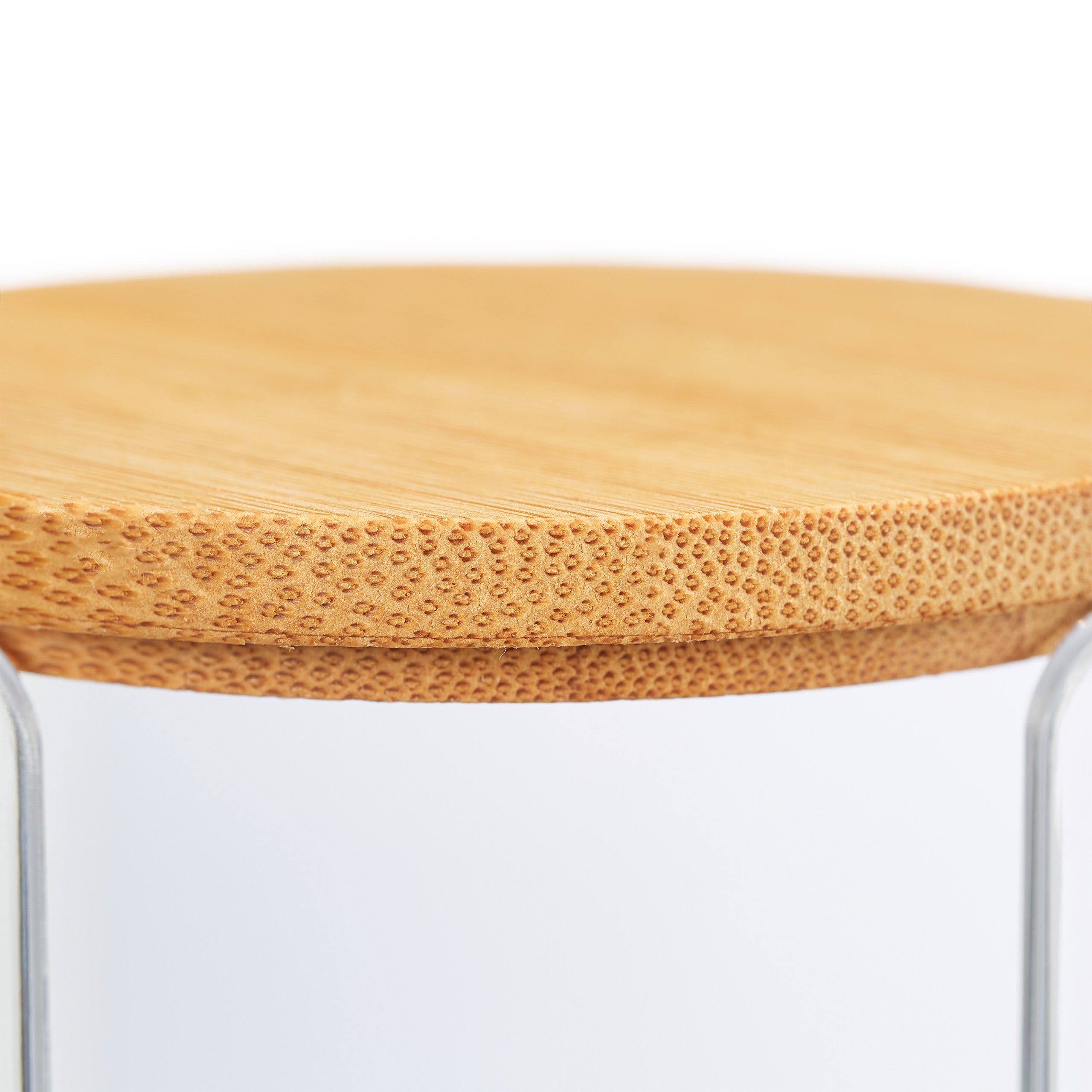 Distributeur rond coton démaquillant, Boite coton, Range coton, Organiseur couvercle Set de 2, 20x7 cm, Relaxdays - 8