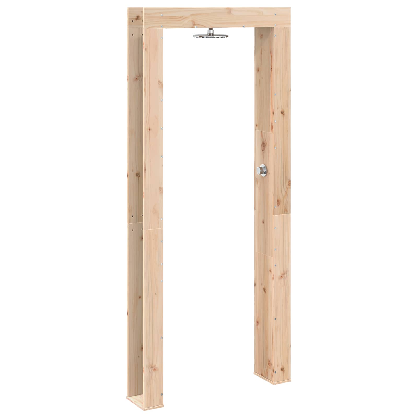 vidaXL Douche d'extérieur 226 cm Naturel - 2