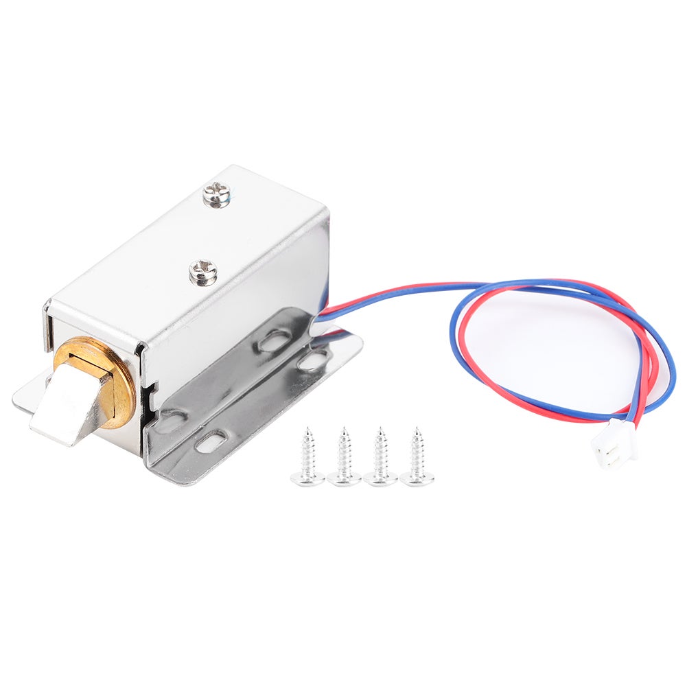 Miniaturowy zamek elektromagnetyczny DC 12V do szuflady szafki sterowniczej