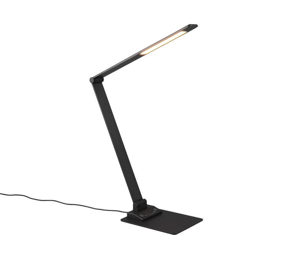 Lampa na biurko czarna nowoczesna LED 6W Travis Trio