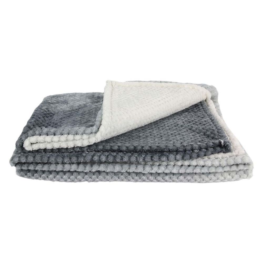 Plaid Nid Abeille Gris Xxl 150x200cm - 7