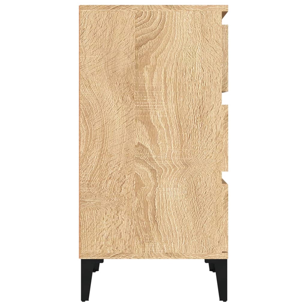Table de chevet chêne sonoma 40x35x70 cm bois d'ingénierie - 7