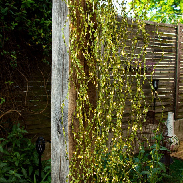 Cascade végétale MicroLED voie lactée Ivoire - 48 descentes - 720 microLED - int/ext - Chromex - 4