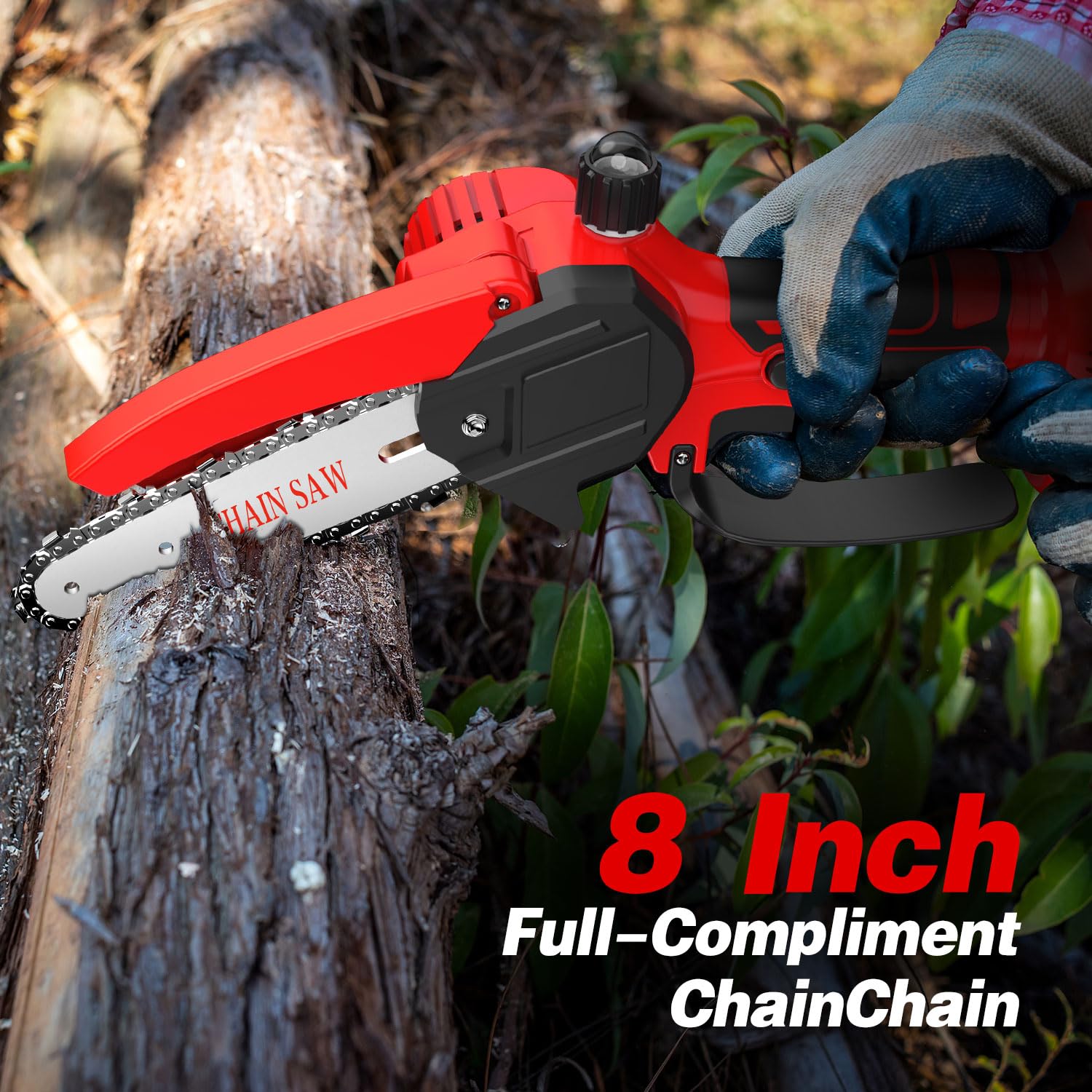 Outil de taille 2 en 1,sécateur de jardin pour branches hautes,tronçonneuse sans fil,alimentée par batterie,convient à la taille des arbres de jardin - 2