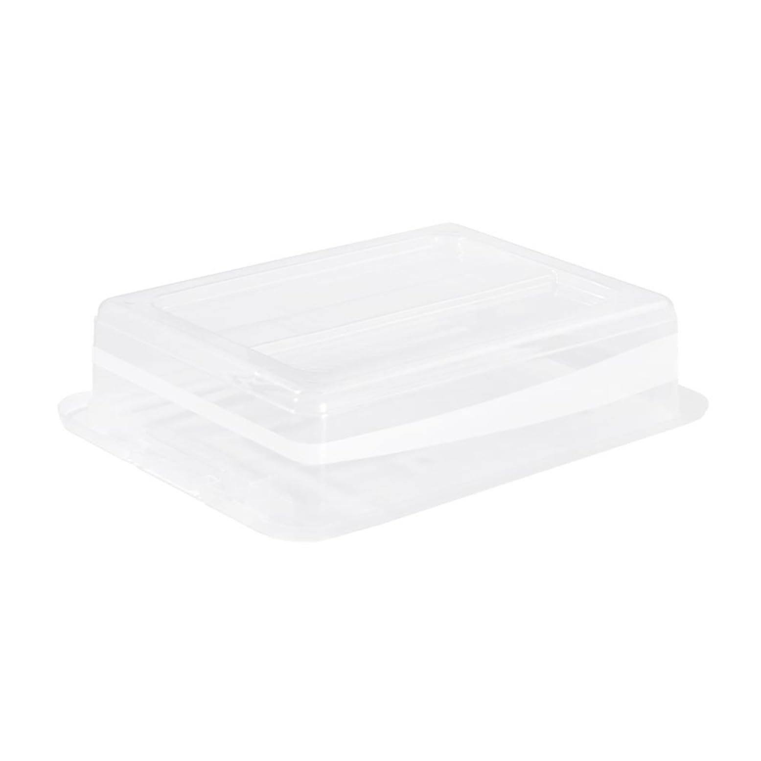 Boîte de rangement plate 7 litres - Transparent - 6