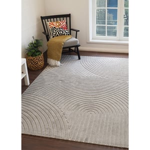Tapis extérieur intérieur - TOKYO 02 Gris - 120x170 cm
