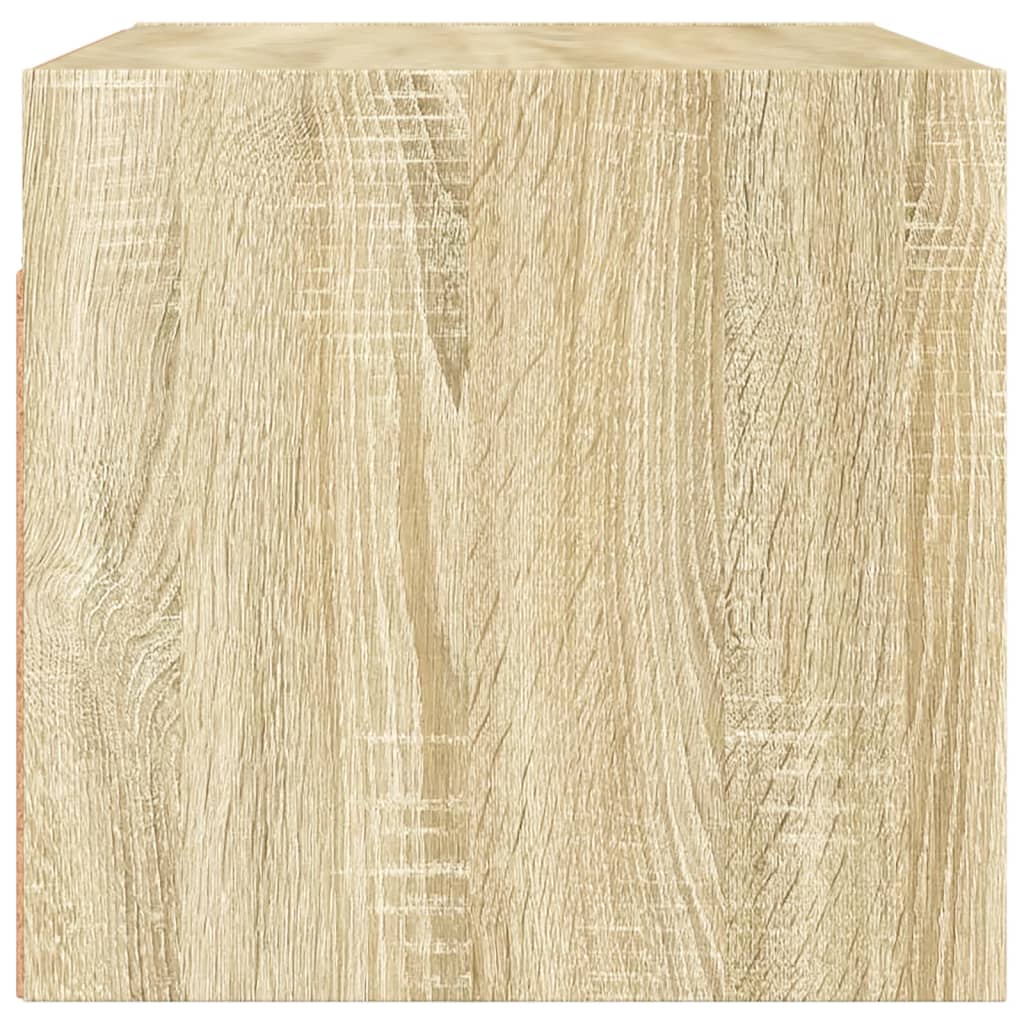 Armoire murale avec portes en verre chêne sonoma 68,5x37x35 - 7