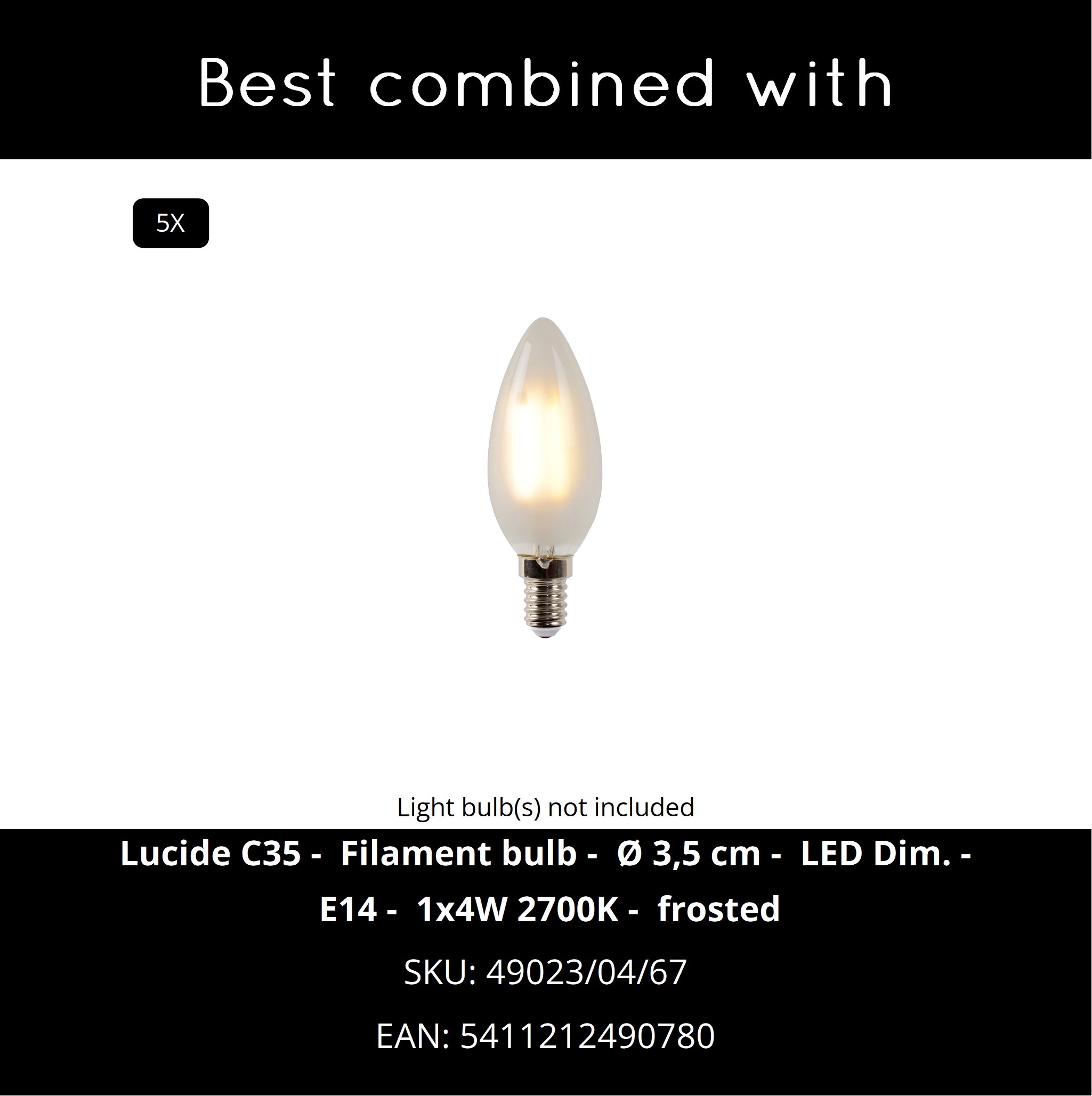 ARABESQUE-Lustre à 5 branches Ø45cm avec pampilles - - 5