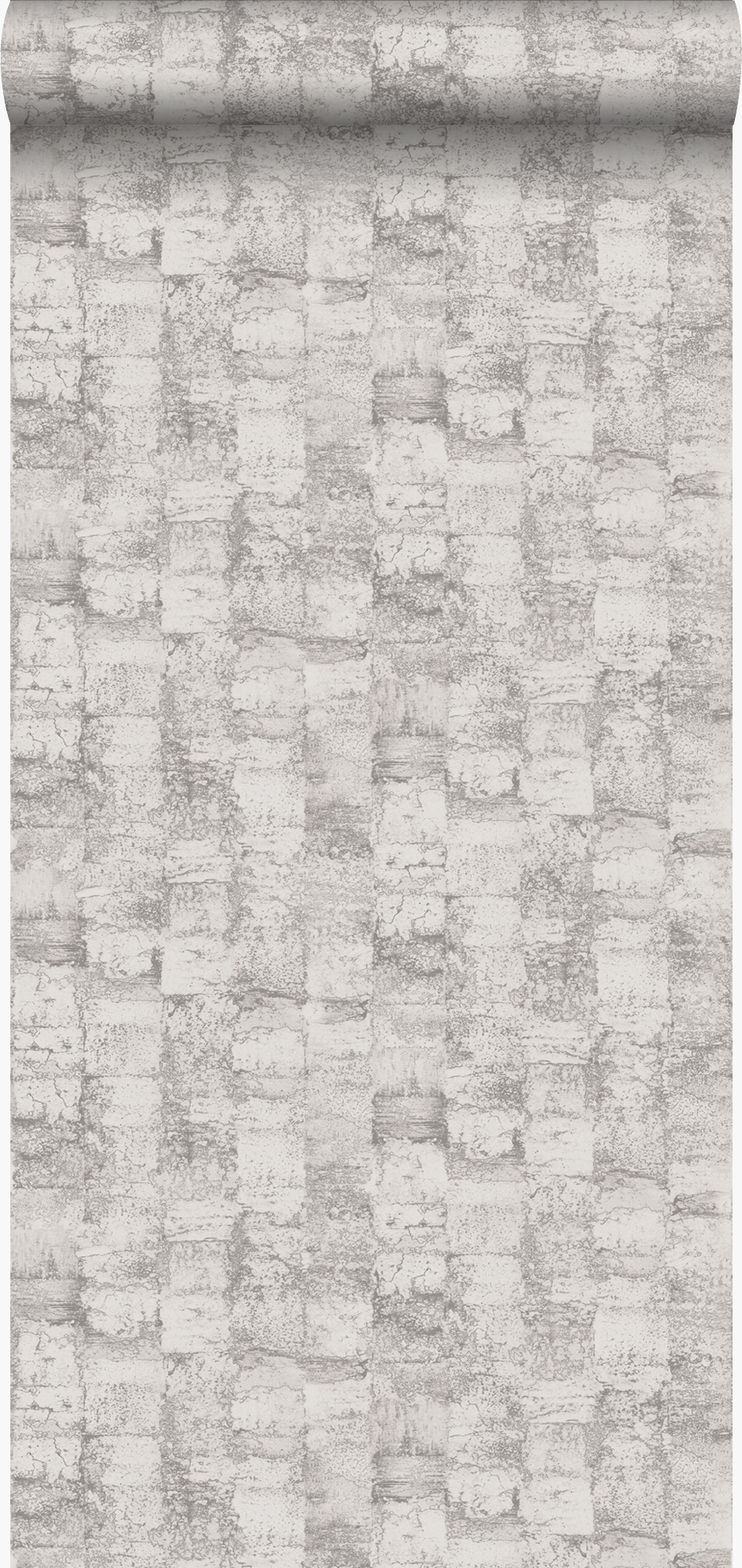 Papel pintado con texture gris morado claro - 53 cm x 10,05 m - origin wallcoverings