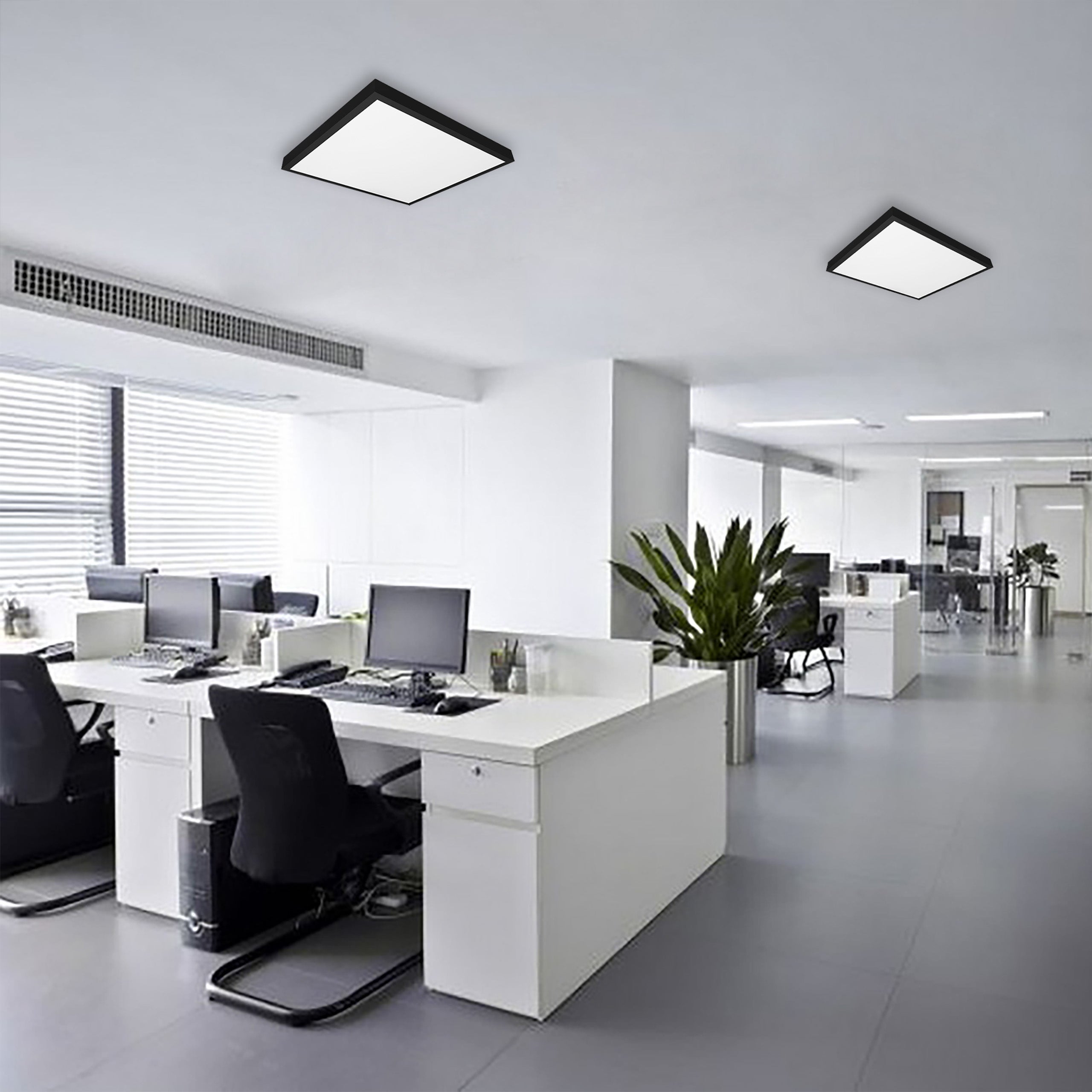 Panel sufitowy LED 60x60cm 40W IP20 4500K neutralna biel natynkowy nastropowy czarny MasterLED - 7