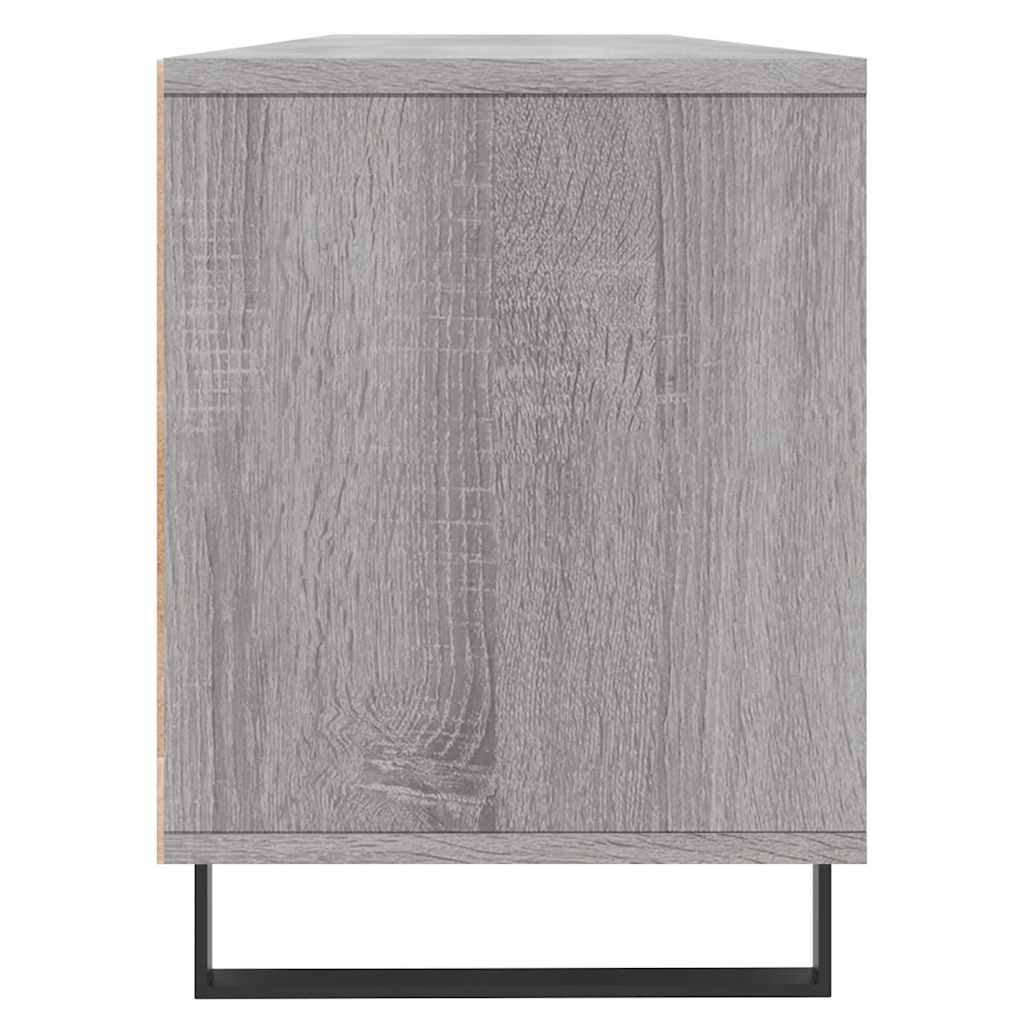 vidaXL Meuble TV sonoma gris 150x30x44,5 cm bois d'ingénierie - 7